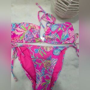 Lilly Pulitzer Pink Floral Bikini